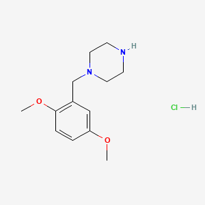 molecular formula C13H21ClN2O2 B1321116 1-(2,5-Dimethoxybenzyl)piperazine hydrochloride CAS No. 374897-99-1
