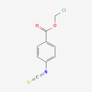 molecular formula C9H6ClNO2S B1321118 Benzoic acid, 4-isothiocyanato-, chloromethyl ester 