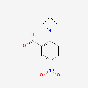 2-(Azetidin-1-yl)-5-nitrobenzaldehyde