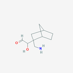 2-[2-(Aminomethyl)bicyclo[2.2.1]heptan-2-yl]-2-hydroxyacetaldehyde