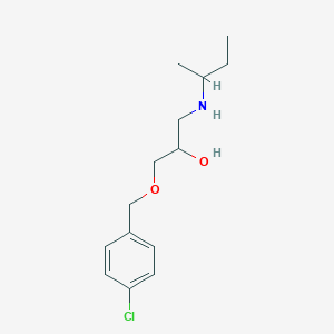 (Butan-2-YL)((3-[(4-chlorophenyl)methoxy]-2-hydroxypropyl))amine