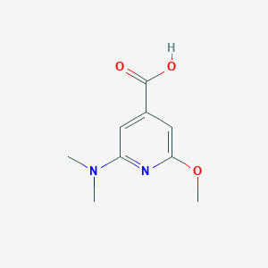 2-(Dimethylamino)-6-methoxypyridine-4-carboxylic acid