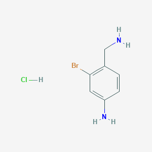 4-(Aminomethyl)-3-bromoaniline hydrochloride