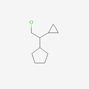 (2-Chloro-1-cyclopropylethyl)cyclopentane