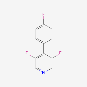 3,5-Difluoro-4-(4-fluorophenyl)pyridine