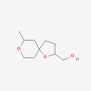 {7-Methyl-1,8-dioxaspiro[4.5]decan-2-yl}methanol