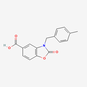 B1321140 3-(4-Methylbenzyl)-2-oxo-2,3-dihydro-1,3-benzoxazole-5-carboxylic acid CAS No. 951547-65-2