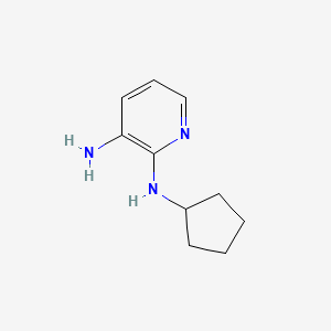 molecular formula C10H15N3 B1321144 N2-环戊基-2,3-吡啶二胺 CAS No. 951523-75-4