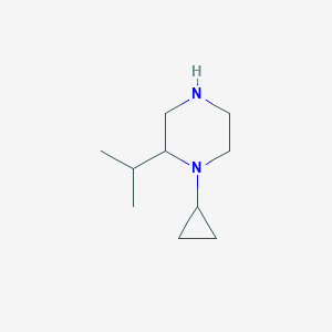 1-Cyclopropyl-2-(propan-2-yl)piperazine