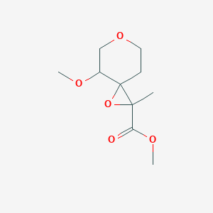 Methyl 4-methoxy-2-methyl-1,6-dioxaspiro[2.5]octane-2-carboxylate