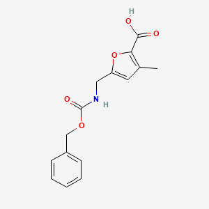 5-({[(Benzyloxy)carbonyl]amino}methyl)-3-methylfuran-2-carboxylic acid