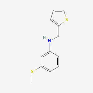 3-(Methylthio)-N-(thiophen-2-ylmethyl)aniline