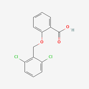 B1321166 2-[(2,6-Dichlorobenzyl)oxy]benzoic acid CAS No. 360778-49-0
