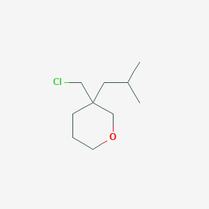 3-(Chloromethyl)-3-(2-methylpropyl)oxane