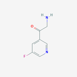 2-Amino-1-(5-fluoropyridin-3-yl)ethan-1-one