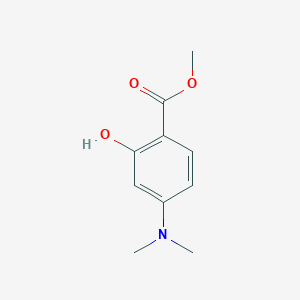 molecular formula C10H13NO3 B1321184 4-(二甲氨基)-2-羟基苯甲酸甲酯 CAS No. 27559-59-7