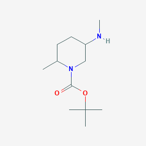 tert-Butyl 2-methyl-5-(methylamino)piperidine-1-carboxylate