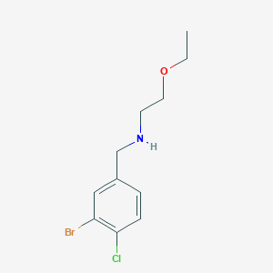 [(3-Bromo-4-chlorophenyl)methyl](2-ethoxyethyl)amine