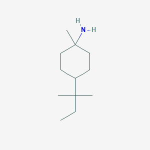 1-Methyl-4-(2-methylbutan-2-yl)cyclohexan-1-amine