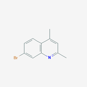 molecular formula C11H10BrN B13211920 7-Bromo-2,4-dimethylquinoline 