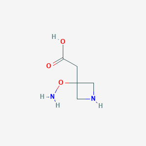 2-[3-(Aminooxy)azetidin-3-yl]acetic acid