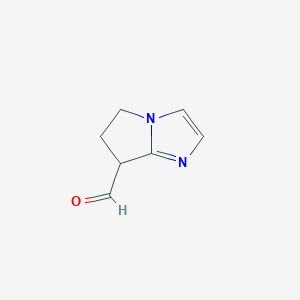 5H,6H,7H-Pyrrolo[1,2-a]imidazole-7-carbaldehyde