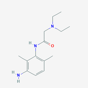 B132120 N-(3-Amino-2,6-dimethylphenyl)-2-(diethylamino)acetamide CAS No. 39942-50-2