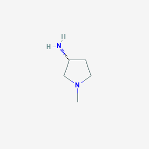 molecular formula C5H12N2 B1321200 (3R)-1-甲基吡咯烷-3-胺 CAS No. 457097-75-5