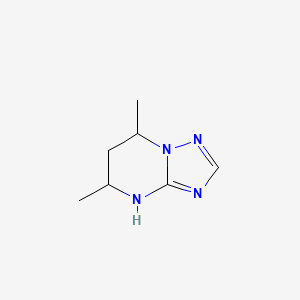 molecular formula C7H12N4 B13212019 5,7-Dimethyl-4H,5H,6H,7H-[1,2,4]triazolo[1,5-a]pyrimidine 