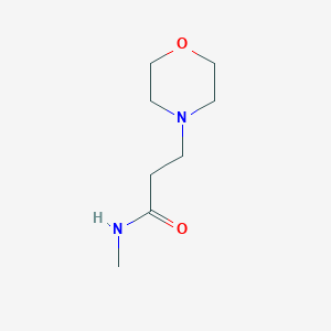 molecular formula C8H16N2O2 B1321204 N-methyl-3-morpholin-4-ylpropanamide CAS No. 344772-76-5
