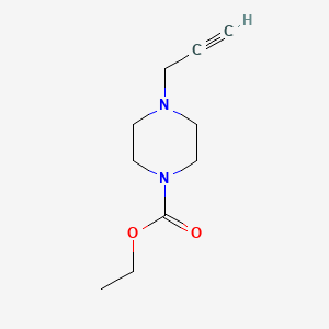 molecular formula C10H16N2O2 B13212076 Ethyl 4-(prop-2-yn-1-yl)piperazine-1-carboxylate CAS No. 141403-43-2