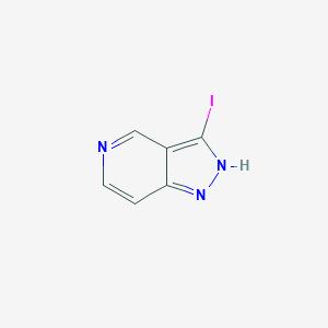 molecular formula C6H4IN3 B1321211 3-碘-1H-吡唑并[4,3-C]吡啶 CAS No. 1363381-14-9
