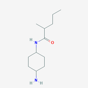 molecular formula C12H24N2O B13212110 N-(4-aminocyclohexyl)-2-methylpentanamide 