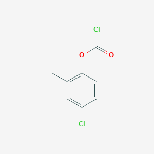 molecular formula C8H6Cl2O2 B13212141 4-Chloro-2-methylphenyl chloroformate 