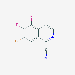 7-Bromo-5,6-difluoroisoquinoline-1-carbonitrile