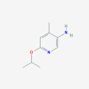 4-Methyl-6-(propan-2-yloxy)pyridin-3-amine