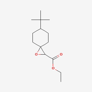 molecular formula C14H24O3 B13212198 Ethyl 6-tert-butyl-1-oxaspiro[2.5]octane-2-carboxylate CAS No. 52840-45-6