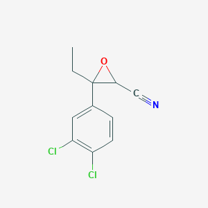 3-(3,4-Dichlorophenyl)-3-ethyloxirane-2-carbonitrile