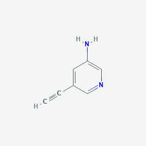 molecular formula C7H6N2 B1321226 5-Ethynylpyridin-3-amine CAS No. 667932-40-3