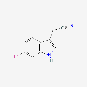 molecular formula C10H7FN2 B1321227 6-Fluoroindole-3-acetonitrile CAS No. 2341-25-5