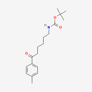 tert-Butyl N-[6-(4-methylphenyl)-6-oxohexyl]carbamate