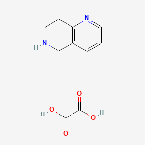 molecular formula C10H12N2O4 B13212284 5,6,7,8-Tetrahydro-1,6-naphthyridine; oxalic acid CAS No. 1193388-00-9