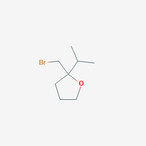 2-(Bromomethyl)-2-(propan-2-yl)oxolane