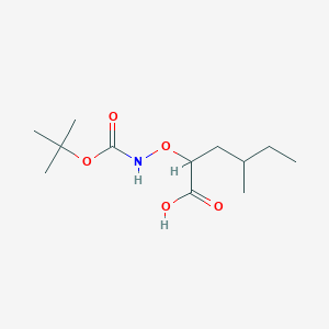 2-({[(Tert-butoxy)carbonyl]amino}oxy)-4-methylhexanoic acid