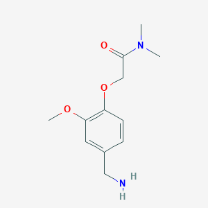 2-[4-(Aminomethyl)-2-methoxyphenoxy]-N,N-dimethylacetamide