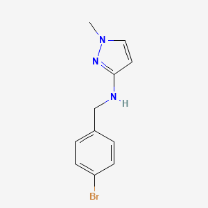 N-[(4-Bromophenyl)methyl]-1-methyl-1H-pyrazol-3-amine