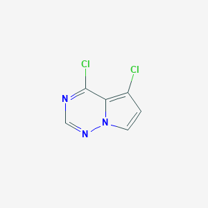molecular formula C6H3Cl2N3 B1321239 4,5-Dichloropyrrolo[2,1-f][1,2,4]triazine CAS No. 888720-61-4