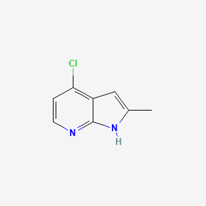 molecular formula C8H7ClN2 B1321240 4-氯-2-甲基-1H-吡咯并[2,3-b]吡啶 CAS No. 307951-53-7