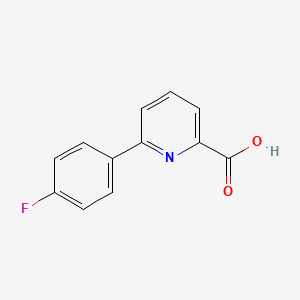 molecular formula C12H8FNO2 B1321241 6-(4-氟苯基)吡啶-2-甲酸 CAS No. 863704-60-3