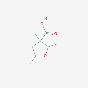 molecular formula C8H14O3 B13212470 2,3,5-Trimethyloxolane-3-carboxylic acid 